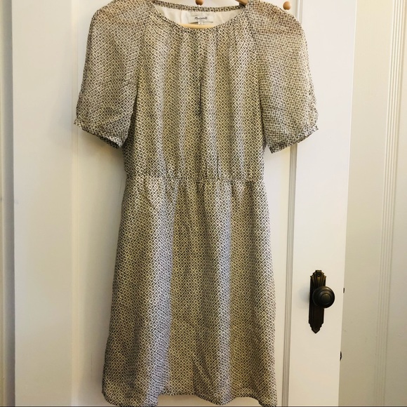Madewell “Diamond Duo” Silk Dress - Picture 1 of 6